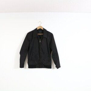 *Jones New York Black Bomber Jacket
